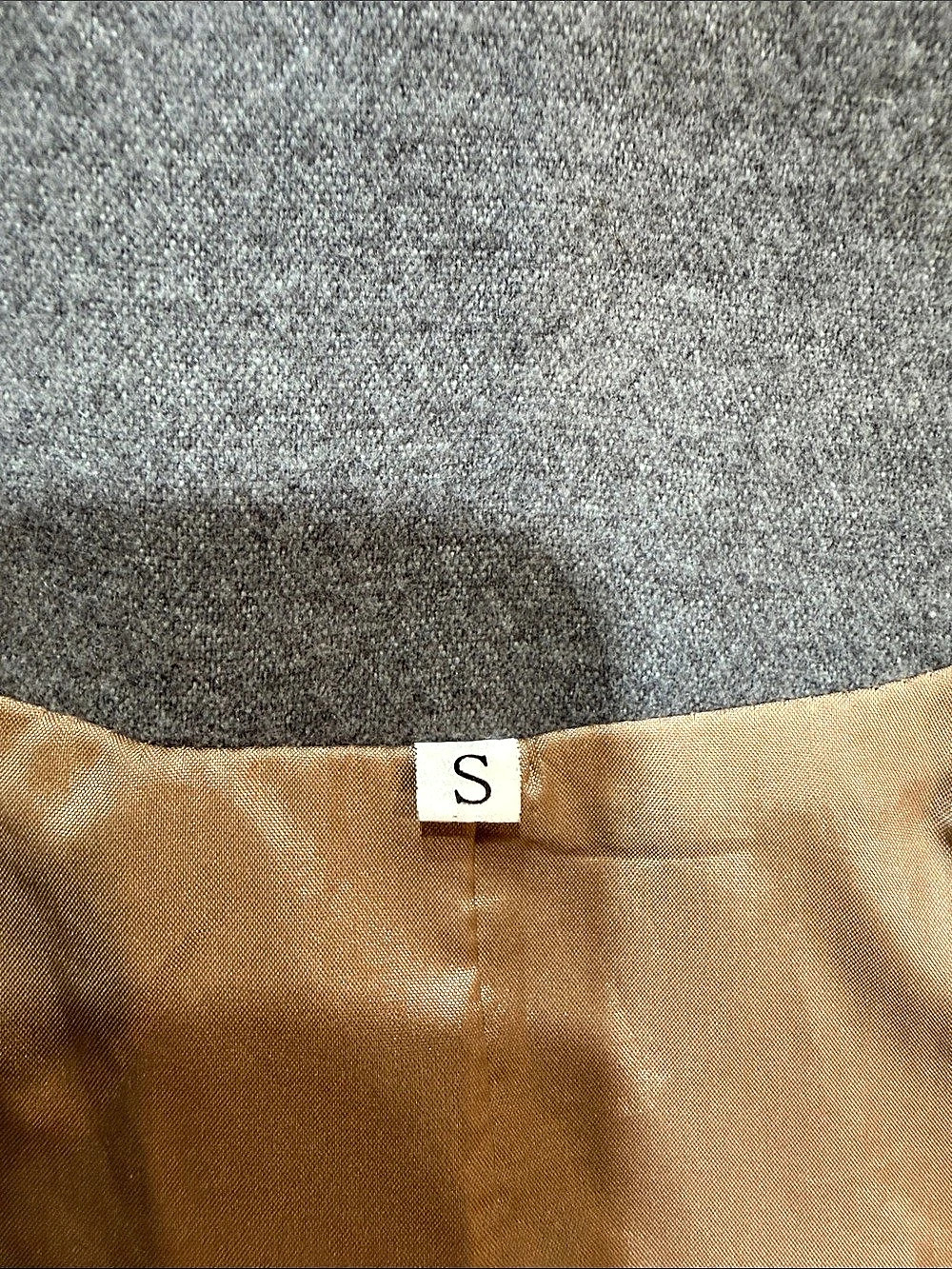 She In Color Block Trench Coat Size Small - Picture 5 of 6